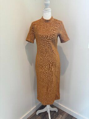 No. 6‎ Store Golden Brown Knee Length Dress Size 1